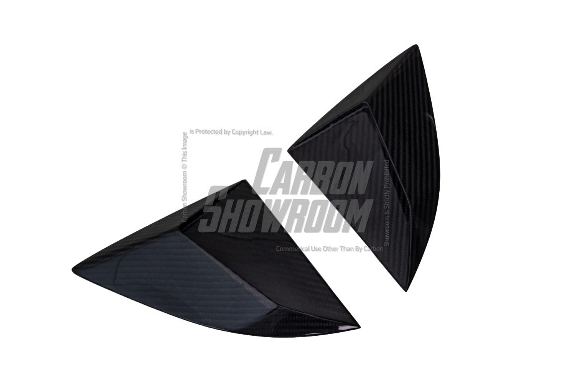 Toyota Supra MK5 A90 A91 3.0 2.0 2020 2021 2022 2023 2024 with Aftermarket Parts - Hyperion Side Window Louver Trim Carbon Fiber / FRP from Robot Craftsman