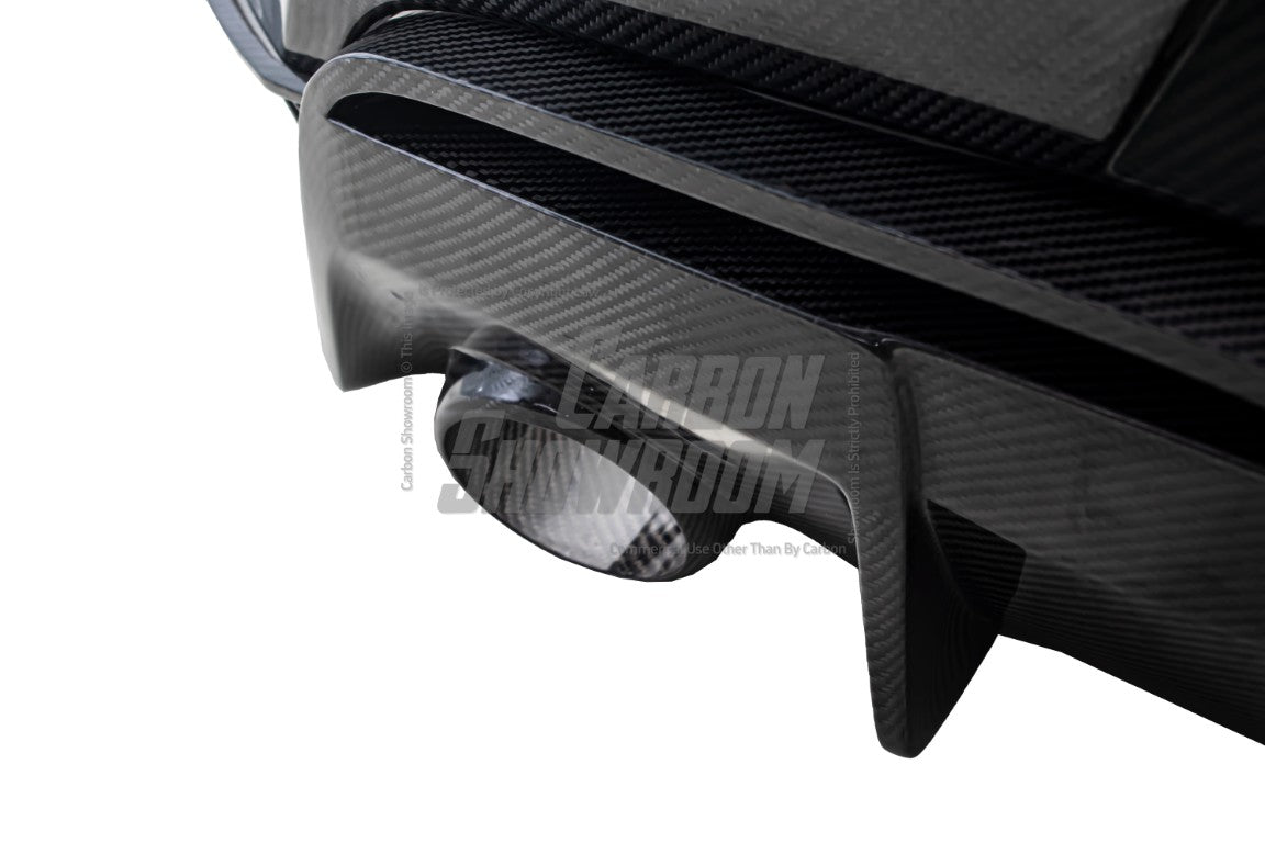 Toyota Supra MK5 A90 A91 3.0 2.0 2020 2021 2022 2023 2024 with Aftermarket Parts - Hyperion Widebody Rear Bumper & Diffuser Carbon Fiber / FRP from Robot Craftsman