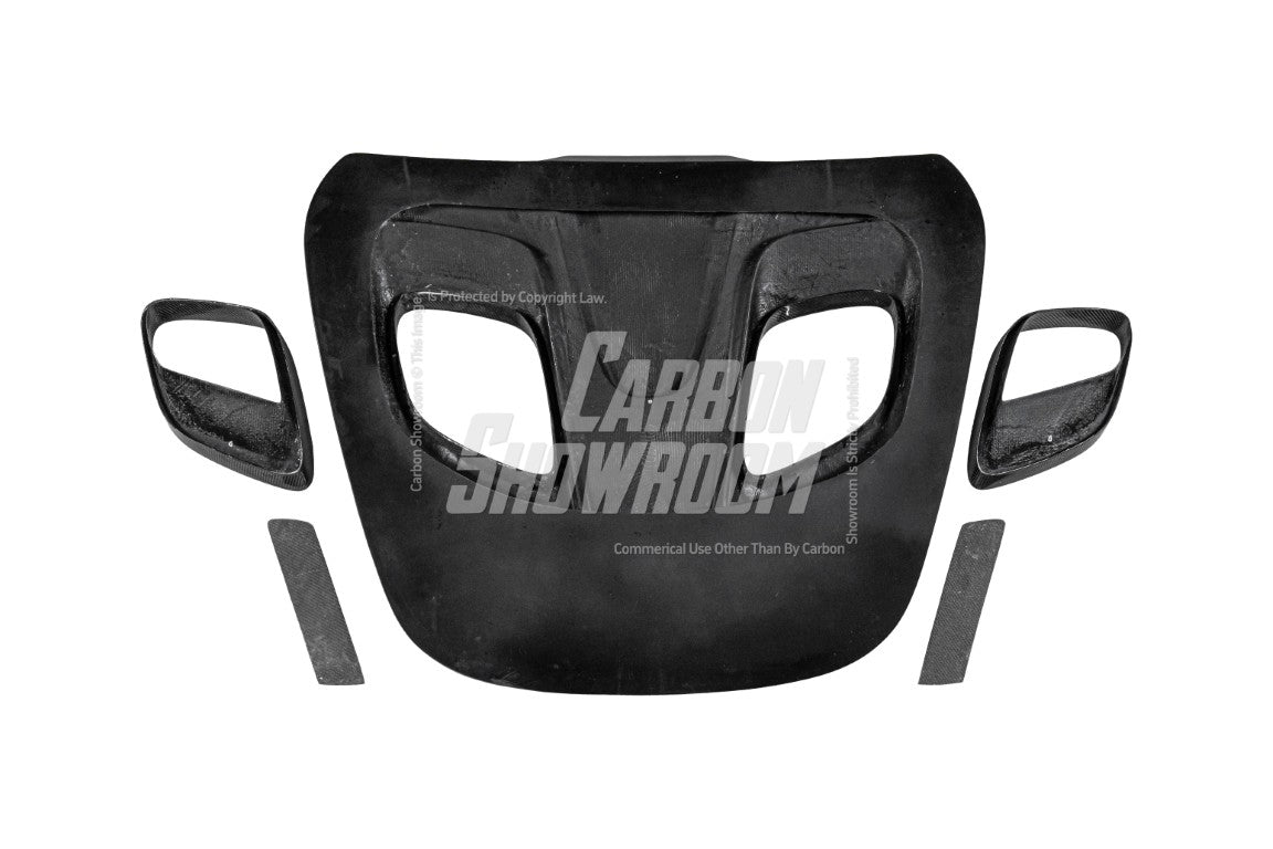 Toyota Supra MK5 A90 A91 3.0 2.0 2020 2021 2022 2023 2024 with Aftermarket Parts - Hyperion Rear Louvers & GT Wing Carbon Fiber / FRP from Robot Craftsman