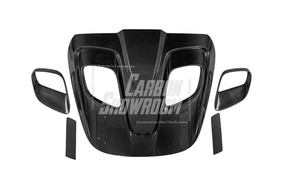 Toyota Supra MK5 A90 A91 3.0 2.0 2020 2021 2022 2023 2024 with Aftermarket Parts - Hyperion Rear Louvers & GT Wing Carbon Fiber / FRP from Robot Craftsman