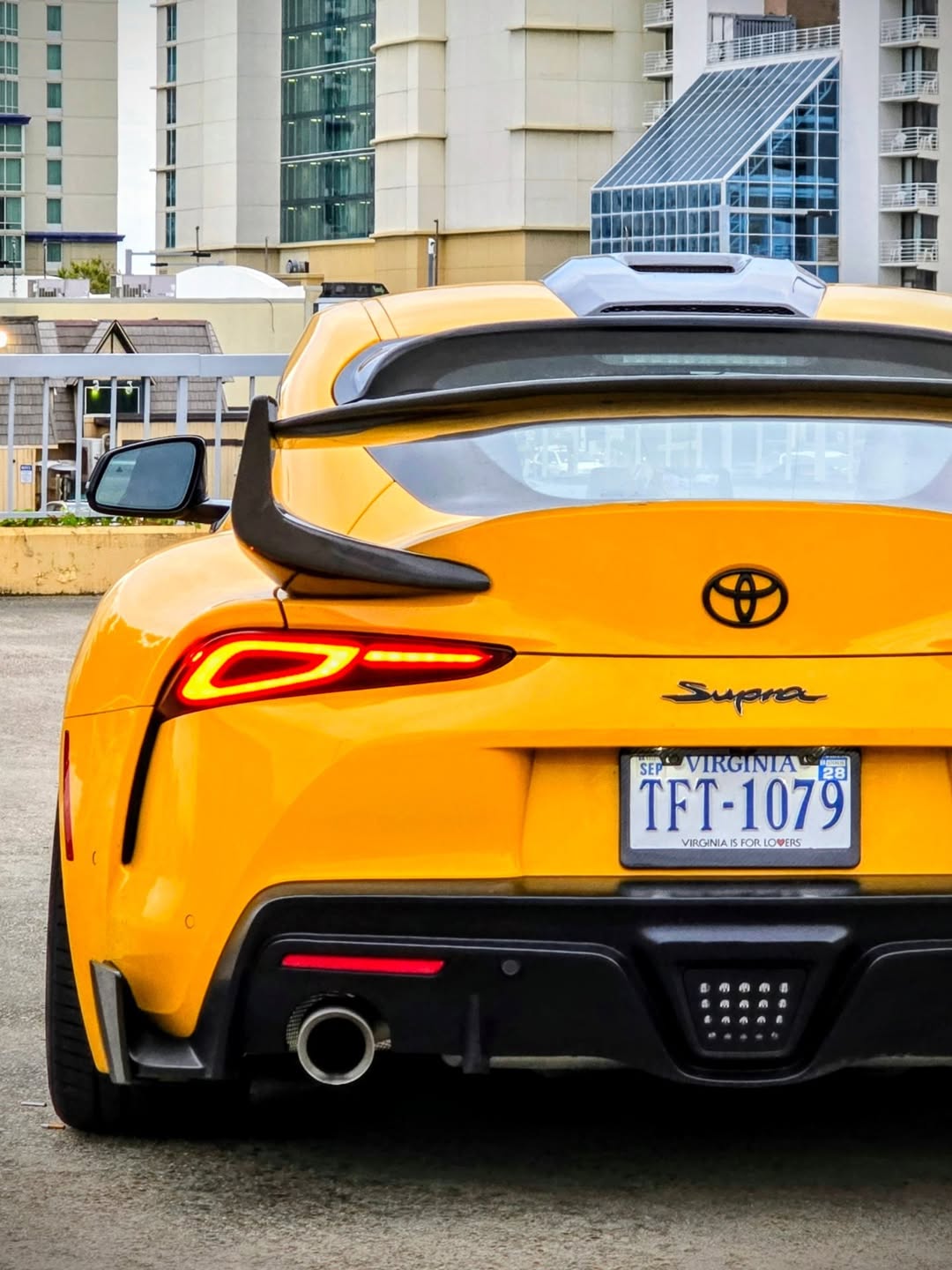 Toyota Supra MK5 A90 A91 3.0 2.0 2020 2021 2022 2023 2024 with Aftermarket Parts - Hyperion Roof Scoop Carbon Fiber / FRP from Robot Craftsman