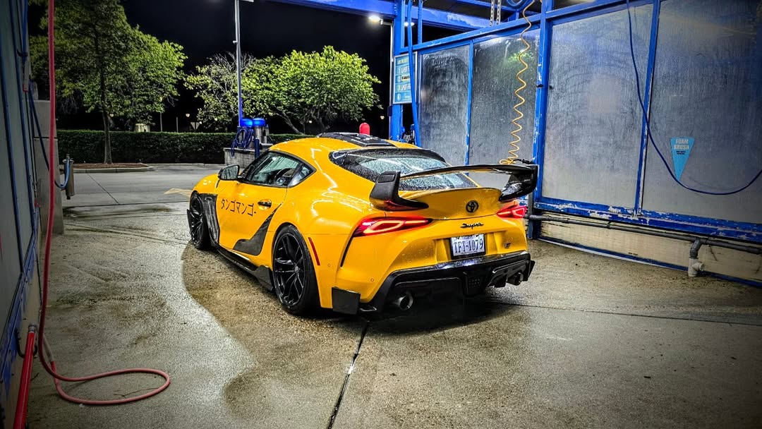 Toyota Supra MK5 A90 A91 3.0 2.0 2020 2021 2022 2023 2024 with Aftermarket Parts - Hyperion Roof Scoop Carbon Fiber / FRP from Robot Craftsman