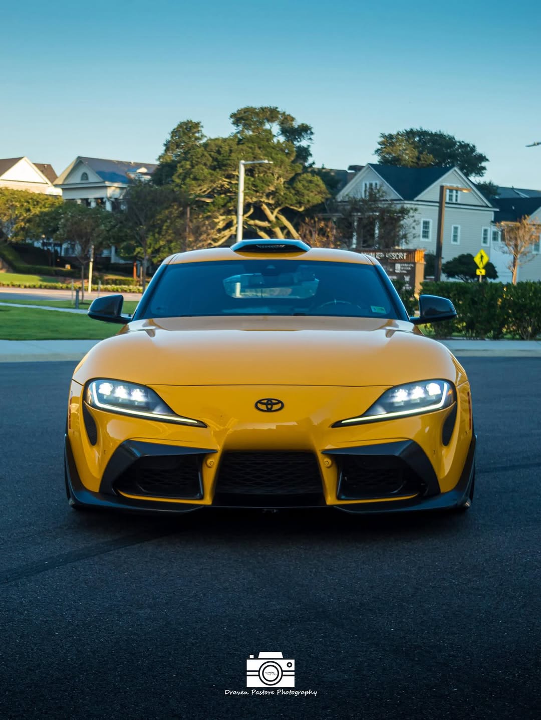 Toyota Supra MK5 A90 A91 3.0 2.0 2020 2021 2022 2023 2024 with Aftermarket Parts - Hyperion Roof Scoop Carbon Fiber / FRP from Robot Craftsman