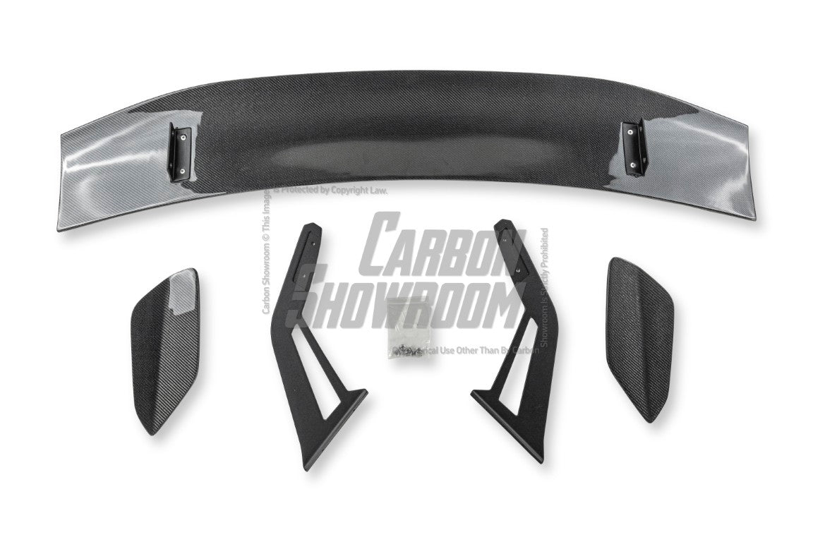 Tesla Model 3 Highland  Performance 2024-ON with Robot Craftsman's Aftermarket Parts - Carbon Fiber & FRP GT Wing HACKER