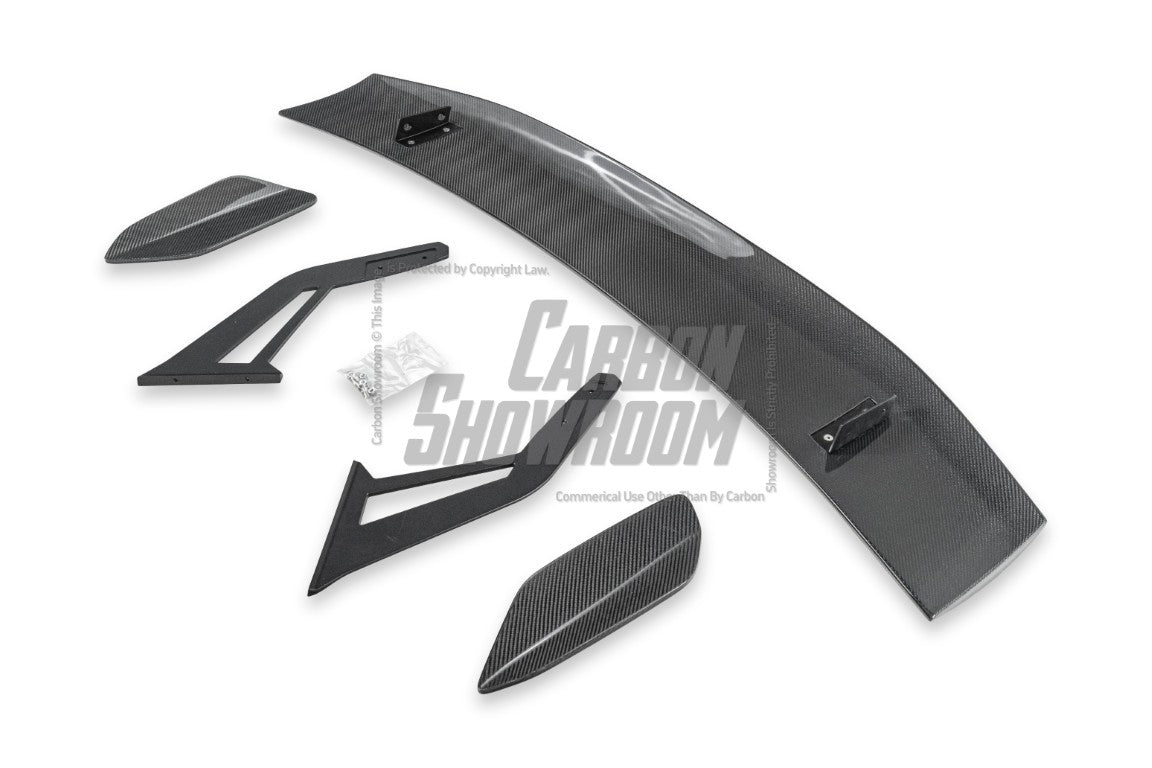 Tesla Model 3 Highland  Performance 2024-ON with Robot Craftsman's Aftermarket Parts - Carbon Fiber & FRP GT Wing HACKER