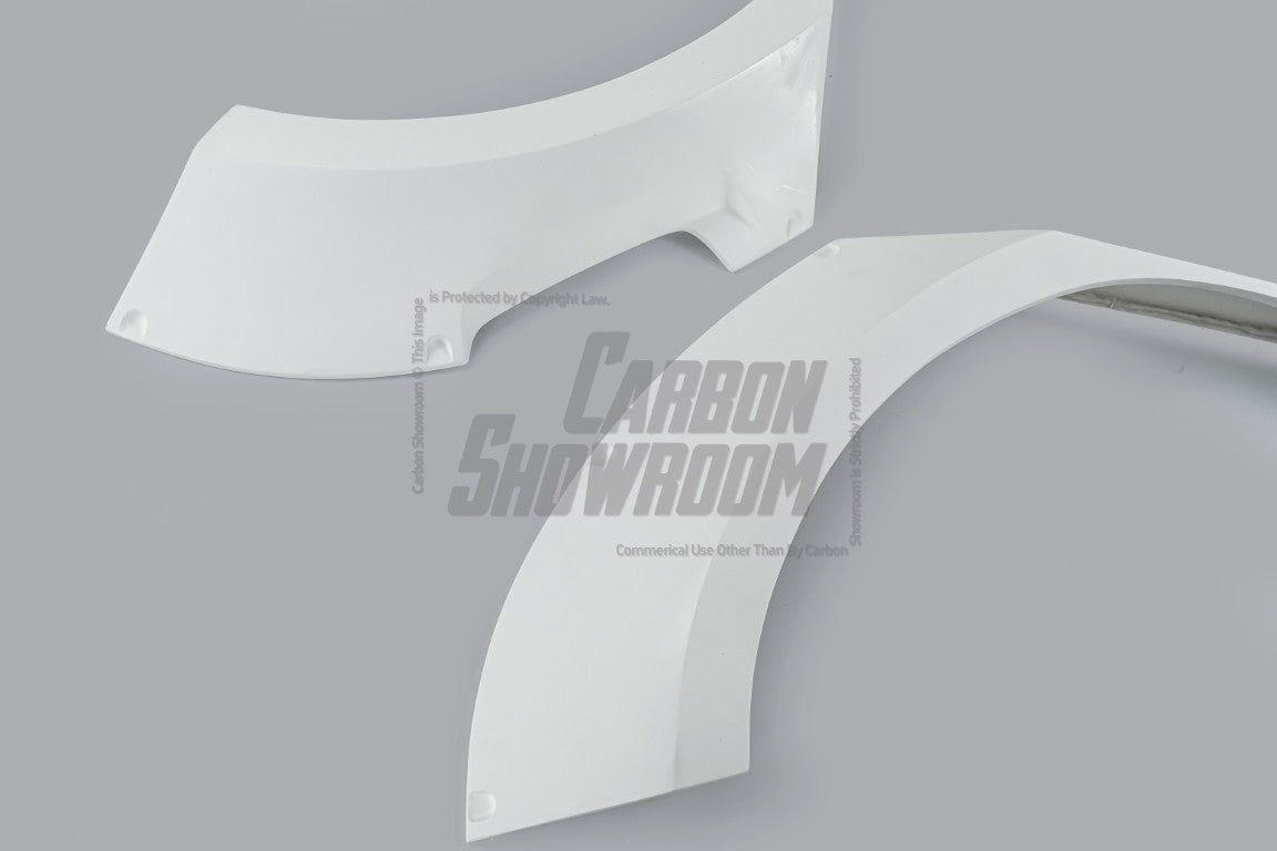 Honda Civic 10th Gen FC1 FC2 FC5 FC6 2016 2017 2018 2019 2020 2021 & Civic 10th Gen FK7 2017 2018 2019 2020 2021 (compatible with both OEM bumper and ROBOT CRAFTSMAN bumper, fits FK7 Hatchback although panel line is slightly different) with Aftermarket Parts - Widebody Wheel Arches Fender Flares Carbon Fiber / FRP from Robot Craftsman