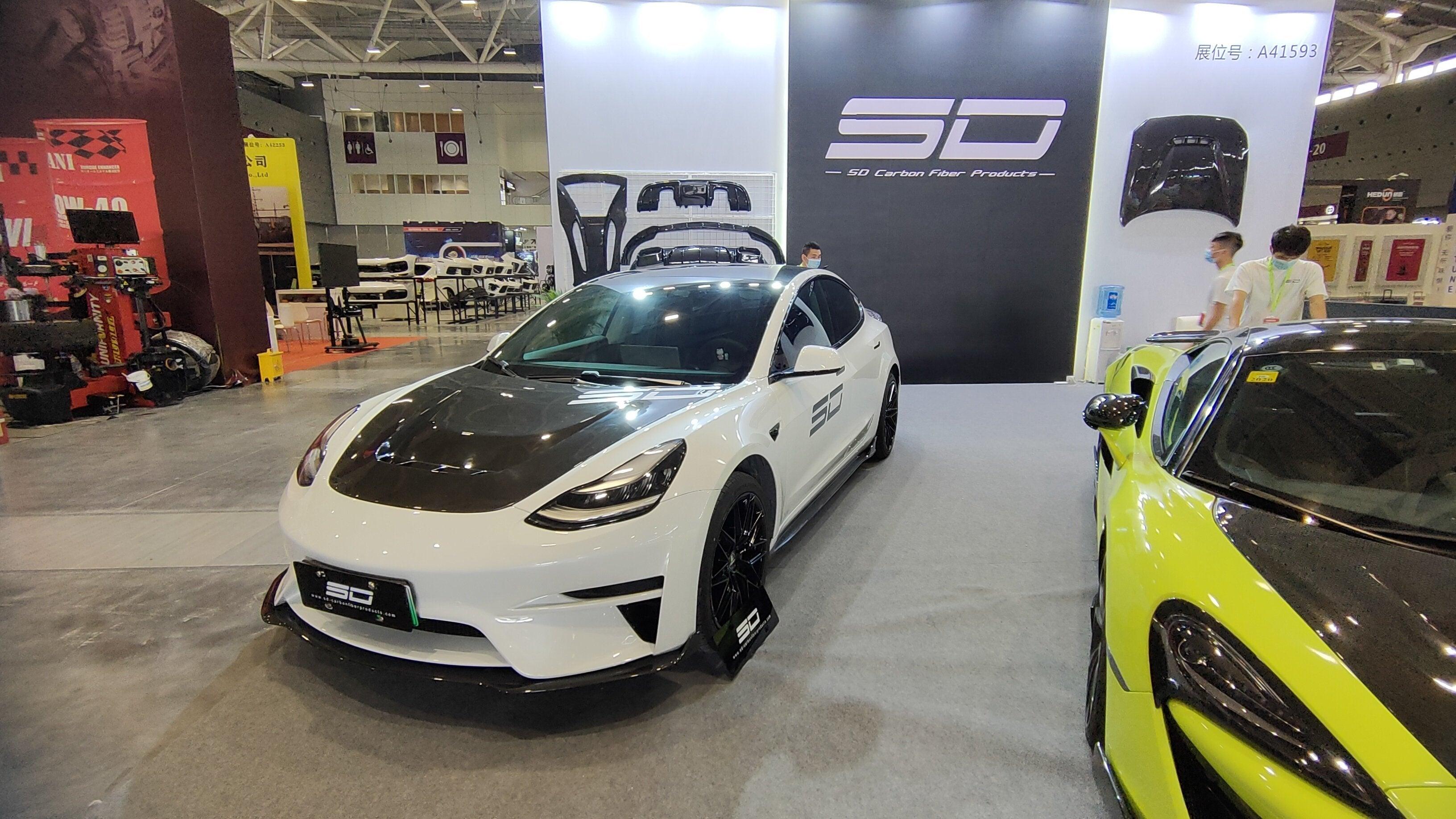 Robot Craftsman "Crypton" Carbon Fiber Full Body Kit For Tesla Model 3 - Performance SpeedShop