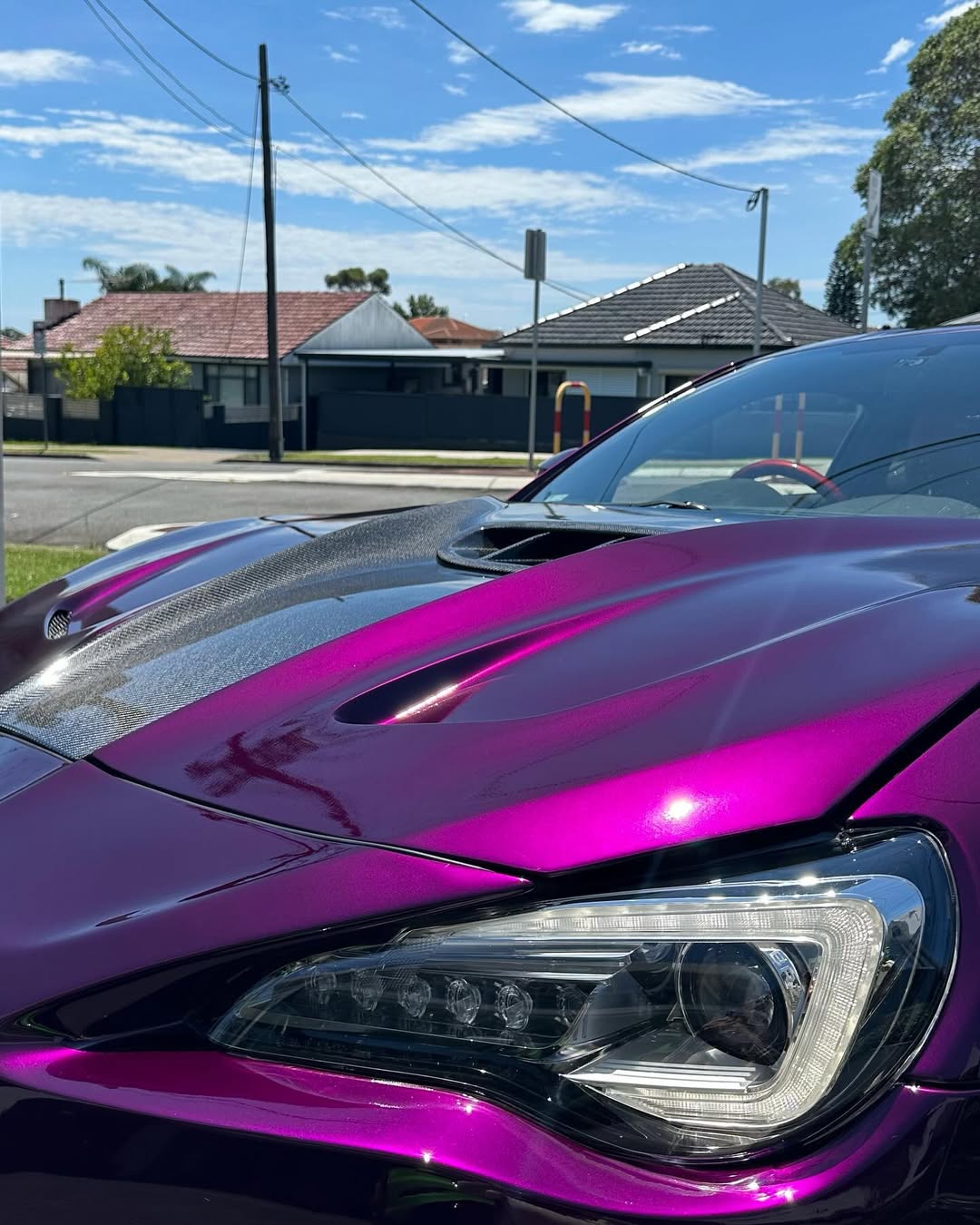 Toyota GT86 86 TRD GT SE Base ZN6 2017 2018 2019 2020 & Scion FR-S FRS ZN6 2013 2014 2015 2016 & BRZ TS Limited Premium ZN6 2013 2014 2015 2016 2017 2018 2019 2020 (compatible with ROBOT widebody kit) with Aftermarket Parts - Hood Bonnet Carbon Fiber / FRP from Robot Craftsman