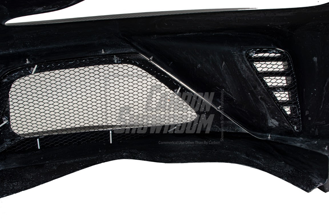 Toyota Supra MK5 A90 A91 3.0 2.0 2020 2021 2022 2023 2024 with Aftermarket Parts - Hyperion Widebody Front Bumper & Lip Carbon Fiber / FRP from Robot Craftsman