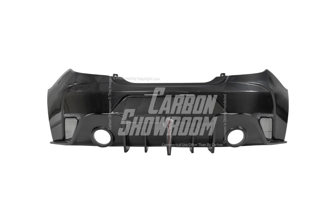  Subaru BRZ ZD8 2022 2023 2024 & Toyota GR86 ZN8 & 2022 2023 2024 with Aftermarket Parts - "SHINING" Widebody Rear Bumper & Diffuser Carbon Fiber / FRP from Robot Craftsman