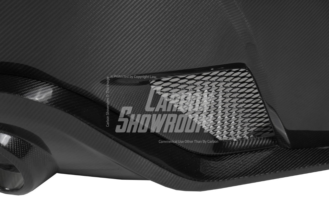  Subaru BRZ ZD8 2022 2023 2024 & Toyota GR86 ZN8 & 2022 2023 2024 with Aftermarket Parts - "SHINING" Widebody Rear Bumper & Diffuser Carbon Fiber / FRP from Robot Craftsman