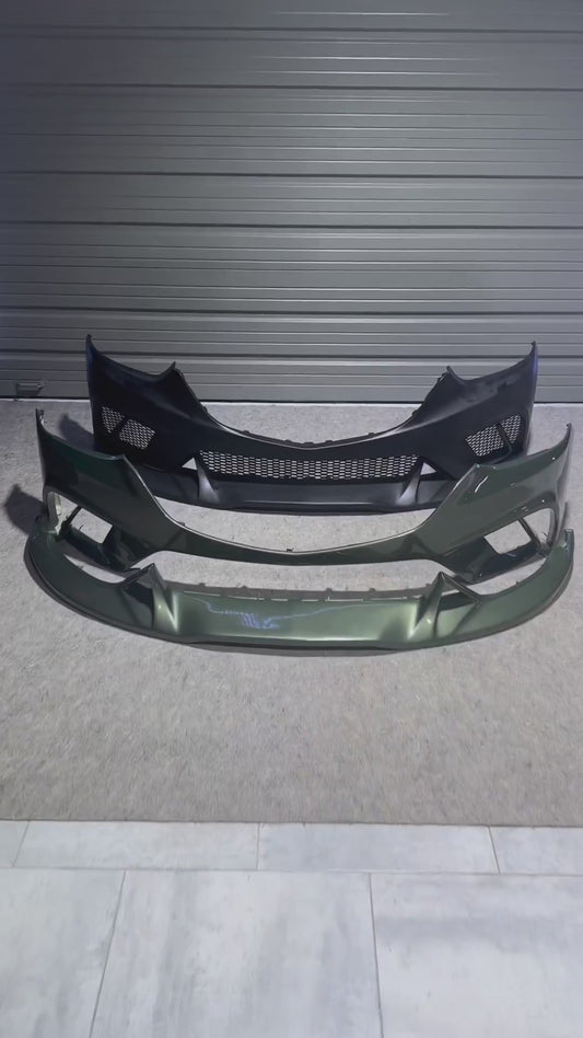 ROBOT CRAFTSMAN Mazda 6 Front Bumper & Front Lip Splitter 2014-2017 FRP Carbon Fiber