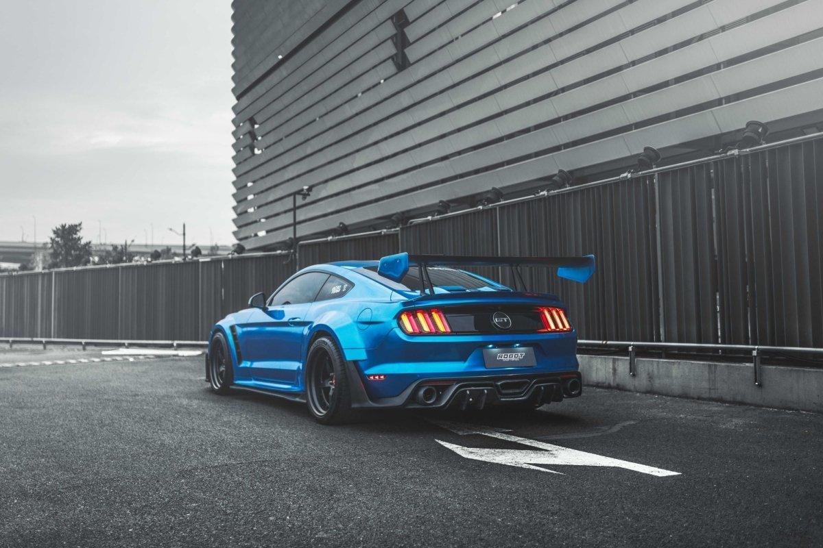 ROBOT CRAFTSMAN "Cavalier" Widebody Wheel Arches & Side Skirts For Mustang S550.1 2015-2017 Carbon Fiber - Performance SpeedShop