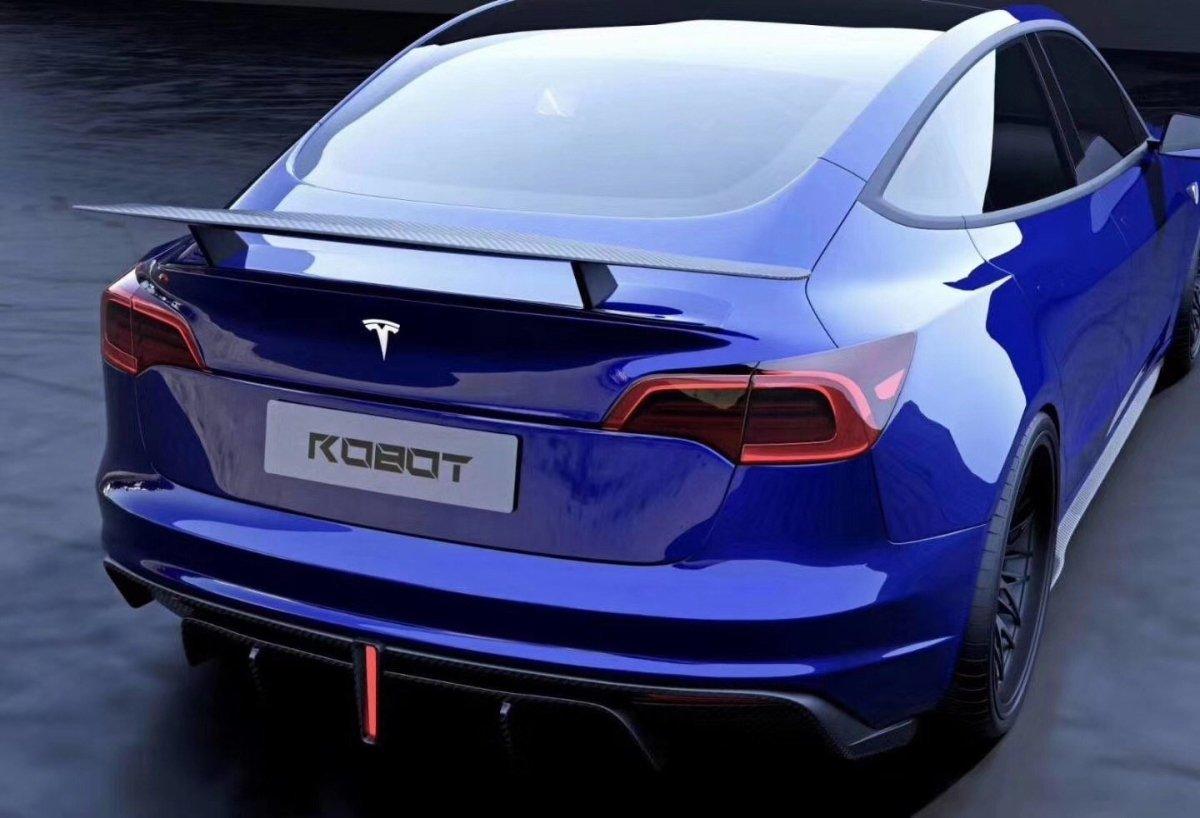 Robot Craftsman "Crypton" Carbon Fiber Full Body Kit For Tesla Model 3 - Performance SpeedShop