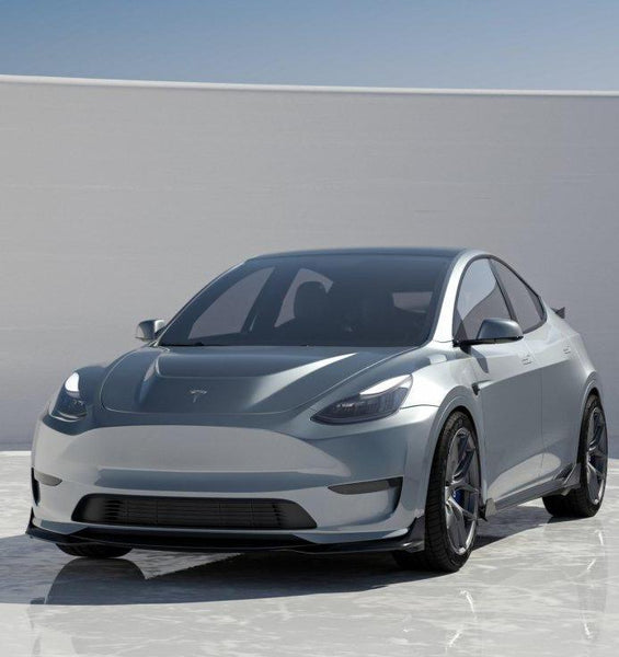 Tesla Model Y Aftermarket Parts Robot Craftsman Front Lip Carbon / FRP