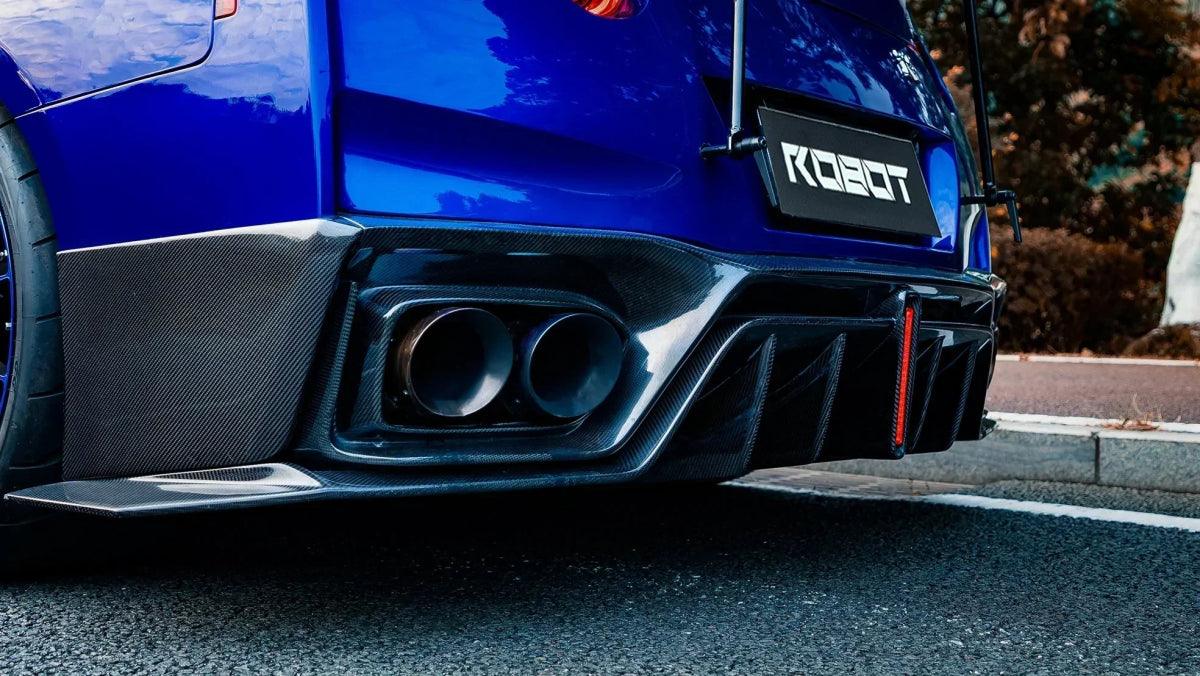 Robot Craftsman "Godzilla" Narrow Body Rear Diffuser for Nissan GTR R35 2008-ON - Performance SpeedShop