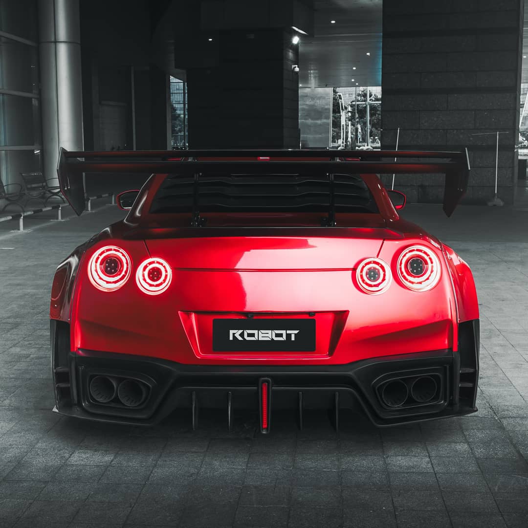 Robot Craftsman "Godzilla" Widebody Rear Diffuser for Nissan GTR R35 2008-ON - Performance SpeedShop