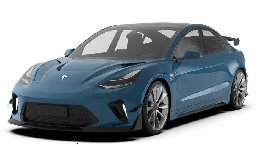 Robot Craftsman "HACKER" Narrow Body Full Body Kit For Tesla Model 3 - Performance SpeedShop