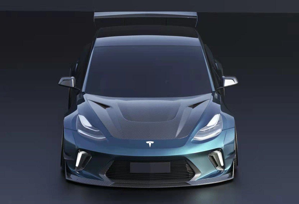 Robot Craftsman "HACKER" Widebody Full Body Kit For Tesla Model 3 - Performance SpeedShop