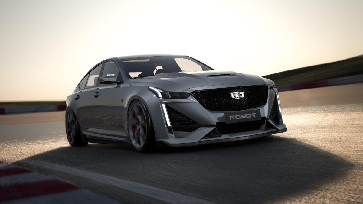 Cadillac CT5 CT5-V Sport Premium Luxury Base 2020 2021 2022 2023 2024 with Aftermarket Parts - PRISM Side Skirts Carbon Fiber / FRP from Robot Craftsman