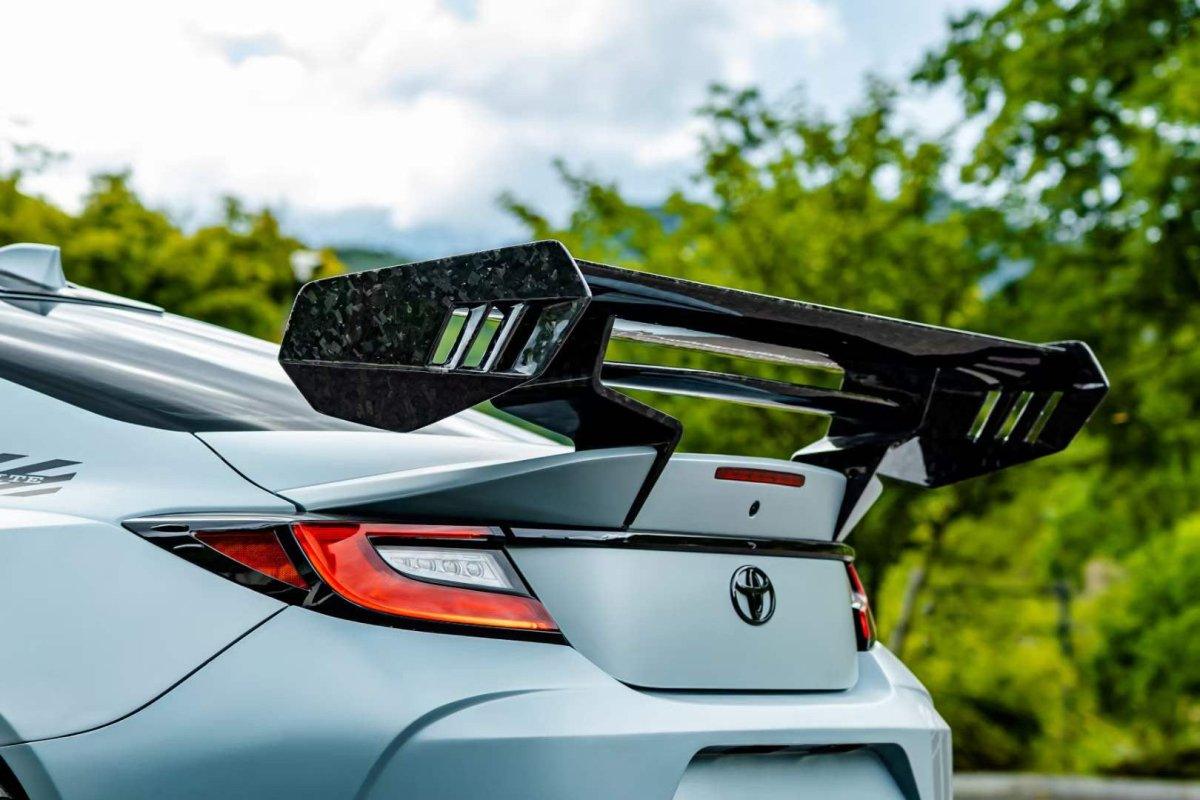 Subaru BRZ ZD8 2022 2023 2024 & Toyota GR86 ZN8 2022 2023 2024 with Aftermarket Parts - "SHINING" Extreme Rear GT Wing Carbon Fiber / FRP from Robot Craftsman
