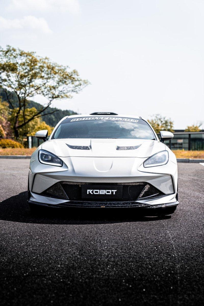 Toyota GR86 ZN8 2022 2023 2024 & Subaru BRZ ZD8 2022 2023 2024 with Aftermarket Parts - "SHINING" Hood Bonnet Carbon Fiber / FRP from Robot Craftsman
