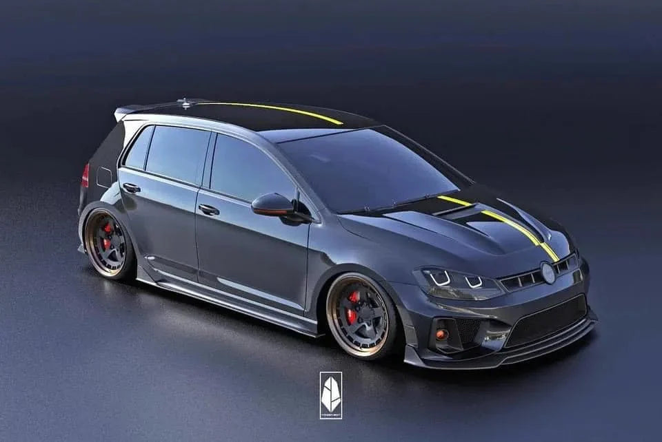 ROBOT CRAFTSMAN Side Skirts For Volkswagen Golf & GTI & Golf R MK7 MK7.5 - Performance SpeedShop