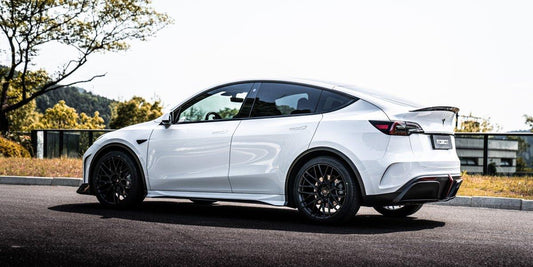 Tesla Model Y Performance AWD Long Range RWD Standard 2020 2021 2022 2023 2024 with Aftermarket Parts - "STARSHIP" Wheel Arches PP from Robot Craftsman