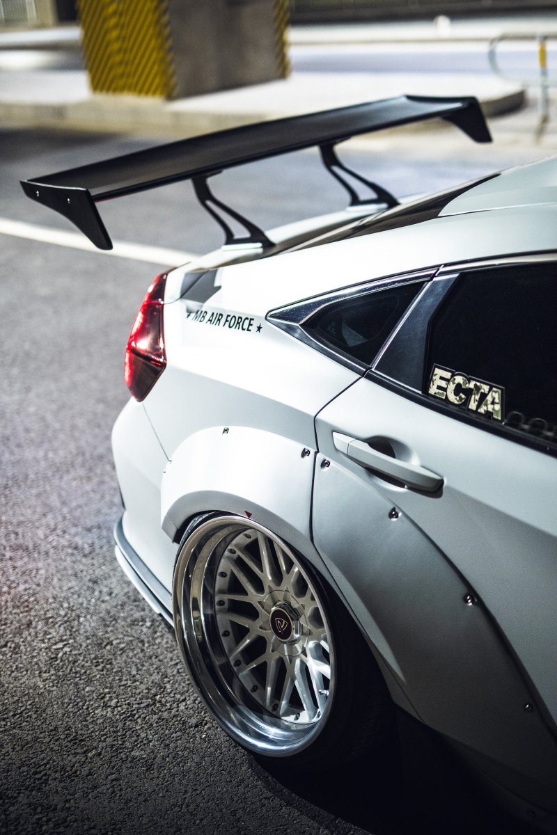 ROBOT CRAFTSMAN Universal Carbon Fiber Rear Spoiler GT Wing - Performance SpeedShop