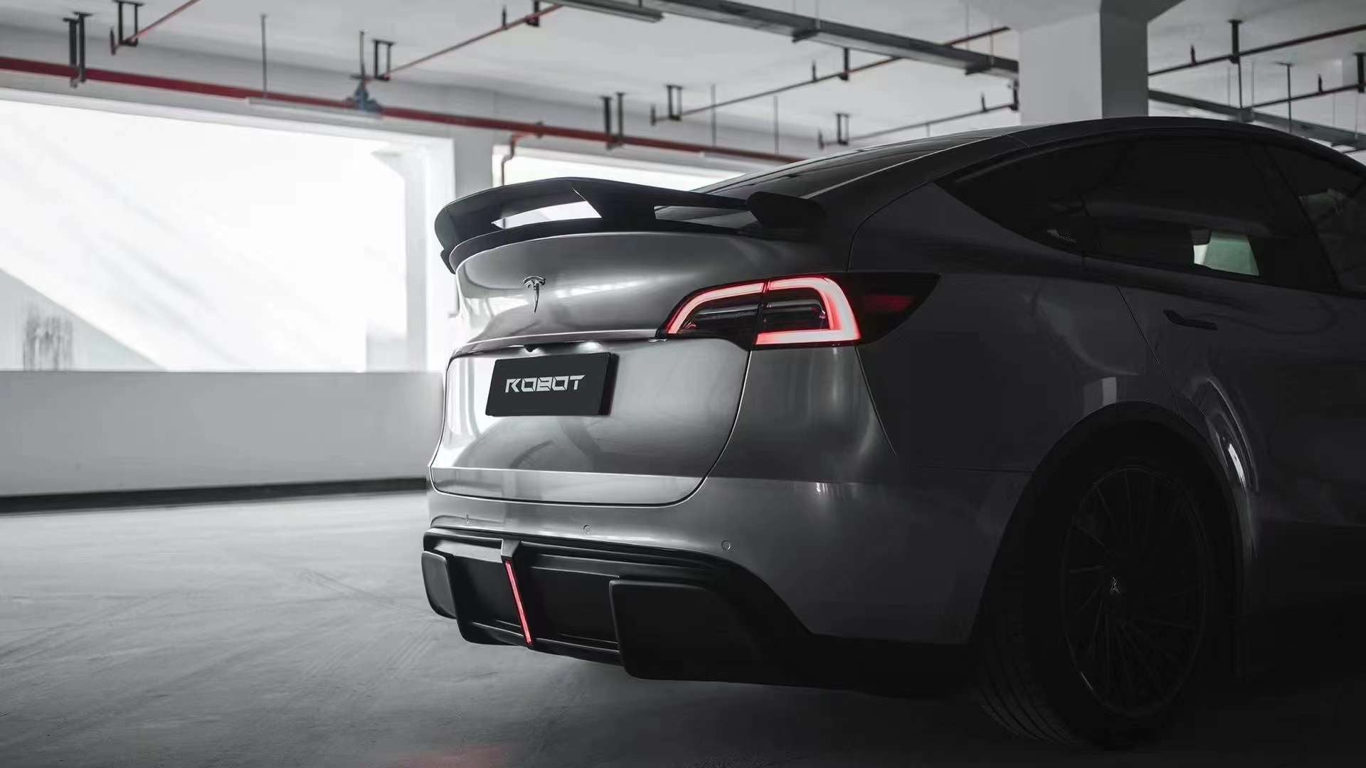 Tesla Model Y Rear Diffuser - Crypton Carbon Fiber Diffuser – Robot ...