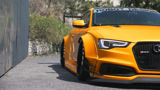 Robot Craftsman Widebody Fender Arches Wheel Arches and Side Skirts Audi A5 S5 RS5 B8 B8.5 Coupe