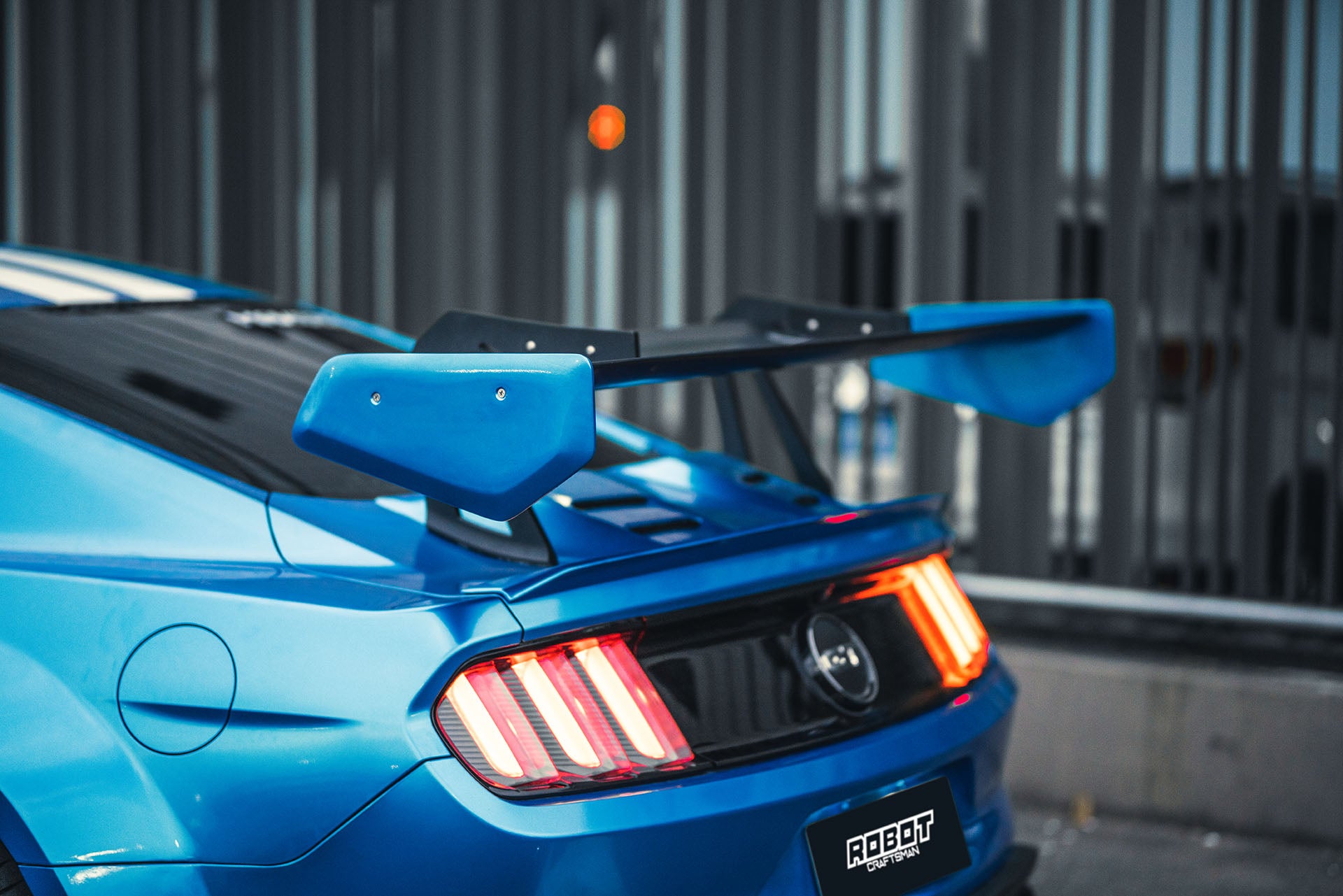 ROBOT CRAFTSMAN  "Cavalier" Rear GT Wing For Mustang S550.1 S550.2 2015-2022 Carbon Fiber