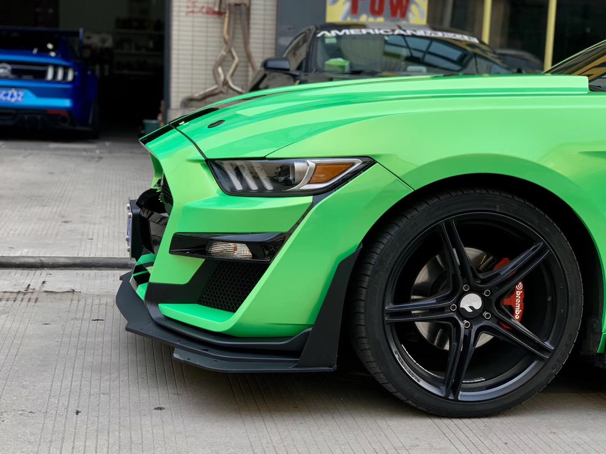 ROBOT CRAFTSMAN  "Cavalier" Widebody Front Bumper & Lip For Mustang S550.1 2015-2017 Carbon Fiber