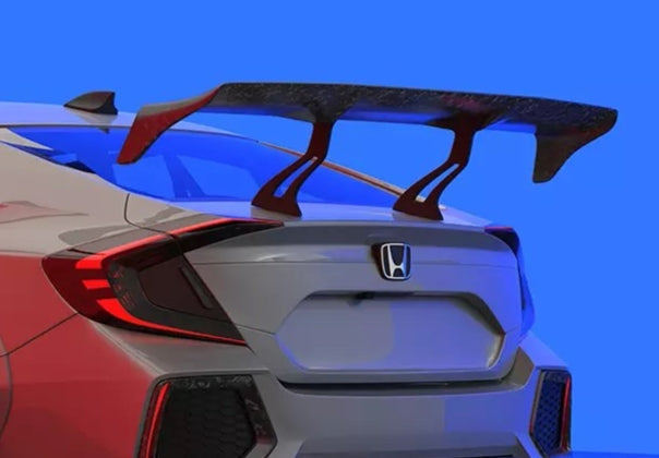 ROBOT CRAFTSMAN Carbon Fiber Rear Spoiler Wing For Honda Civic 10th Gen Sedan
