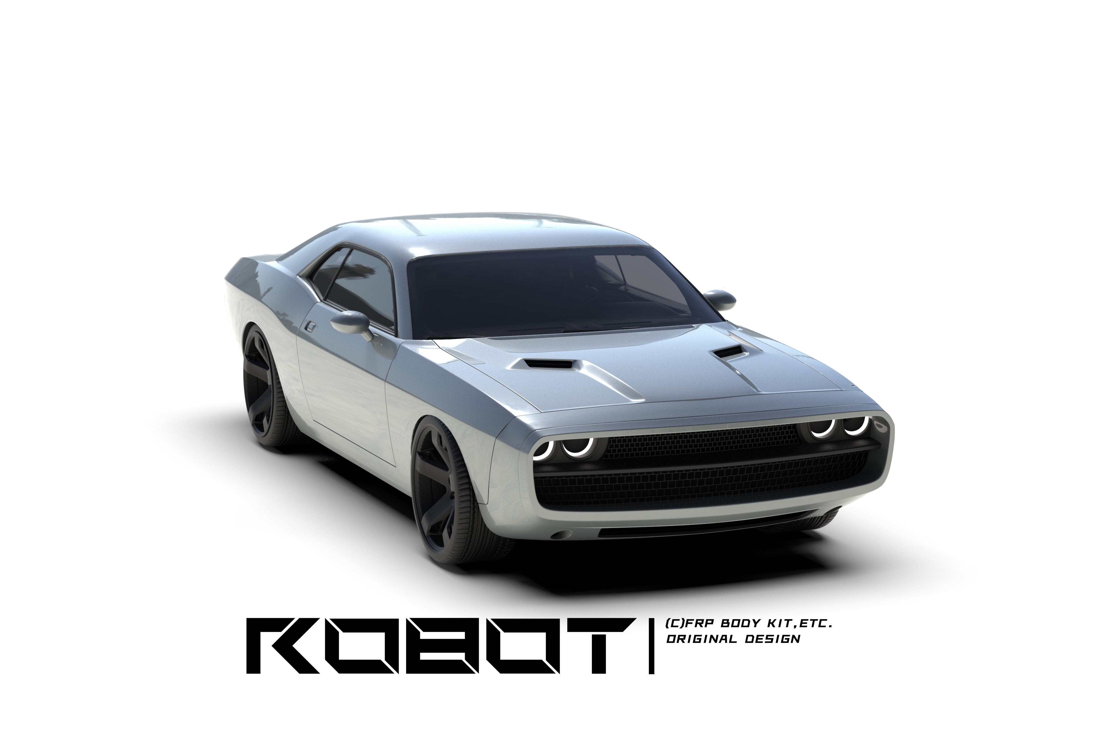 ROBOT CRAFTSMAN Front Bumper "CHOPPER" for Dodge Challenger 2015-ON