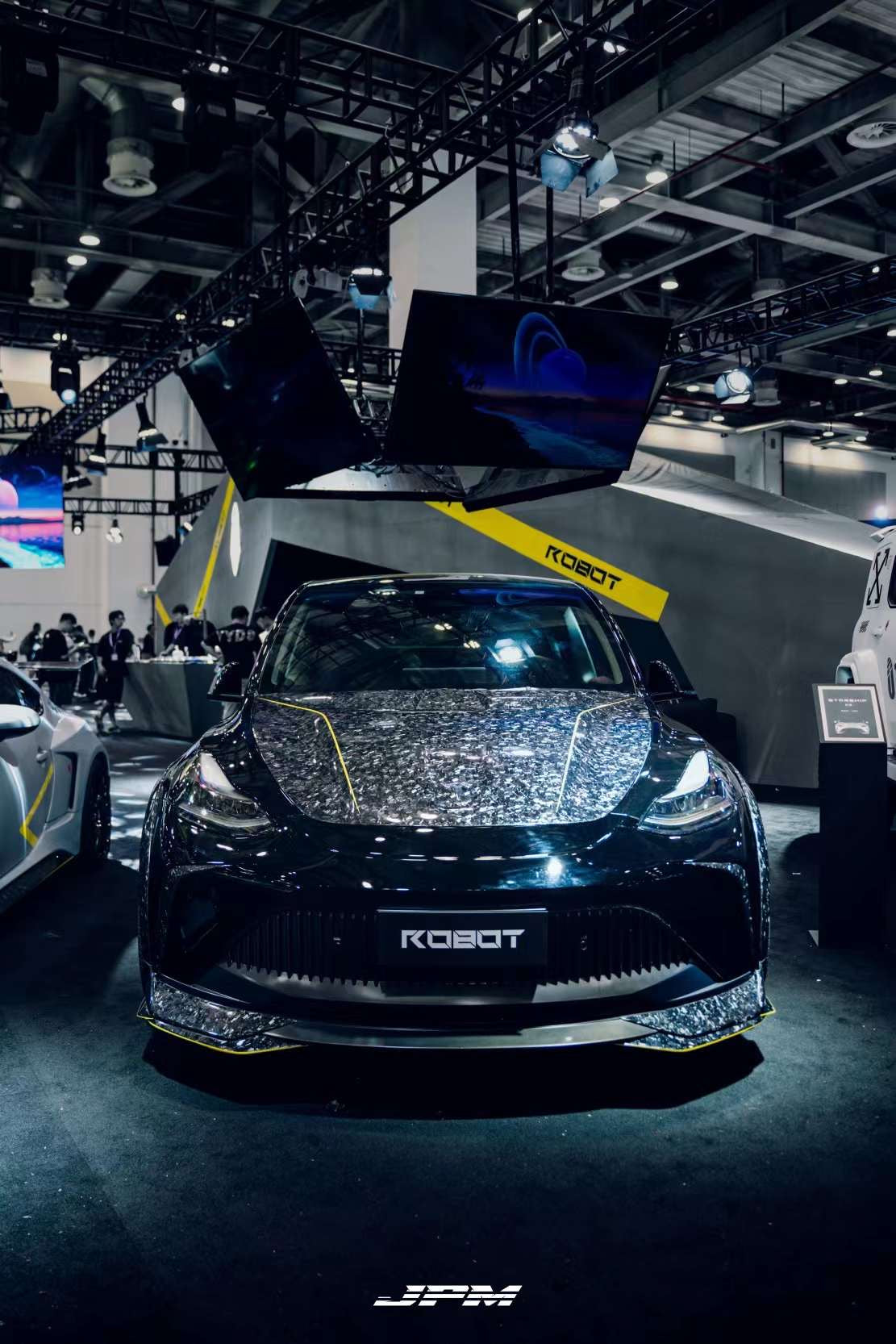 ROBOT CRAFTSMAN "STARSHIP" Hood Bonnet For Tesla Model Y / Performance