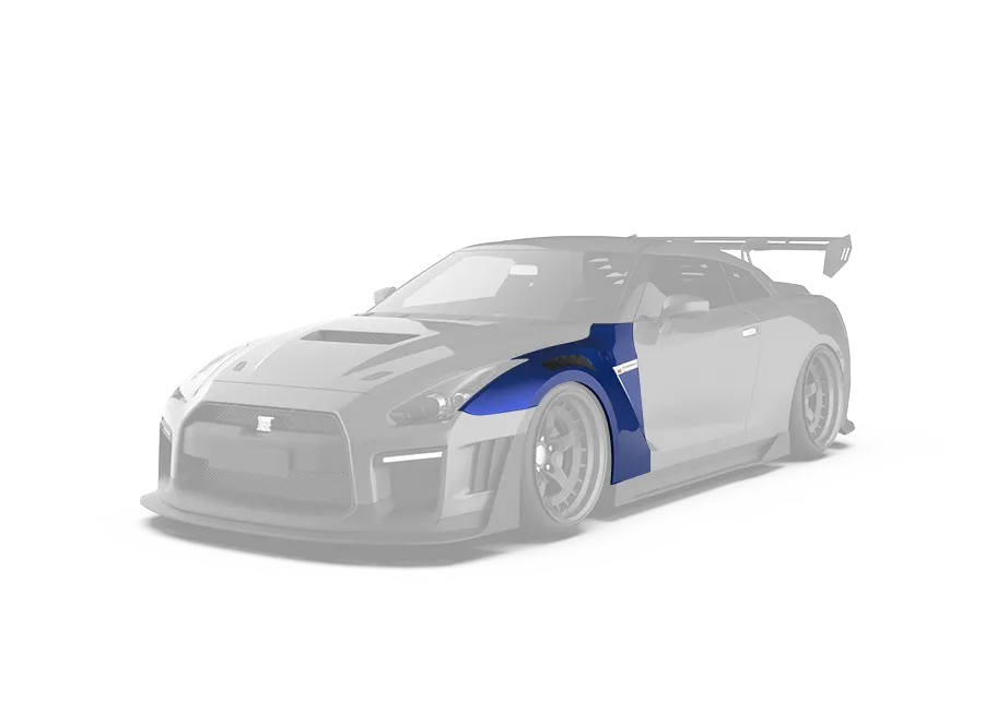 Robot Craftsman "Godzilla" Narrow Body Front Fender Replacement for Nissan GTR R35 2008-ON